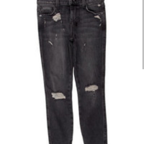 Ksubi Low Rise Vintage Raw DENIM ultra distressed black jeans - Picture 5 of 6